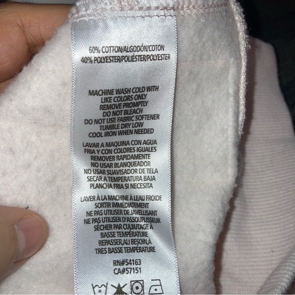 Calvin Klein Performance Womens Logo Pink Sweater Size Large | Casual Preppy - Picture 10 of 11